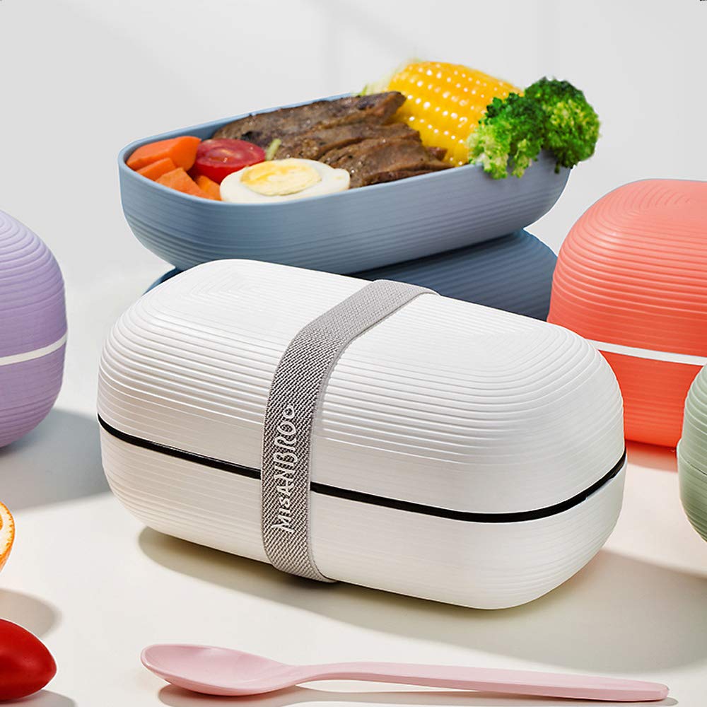 Amazon.co.jp: Macaron Series Lunch Box, 2 Tier, 32.8 fl oz